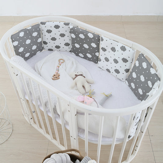 Cotton Crib Bed, Baby Anti-collision Kit