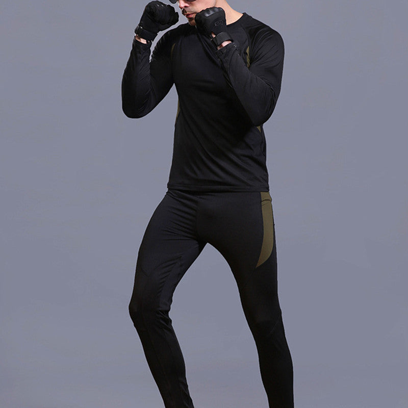 Sports Workout Clothes,Thermal Underwear Suit For Men