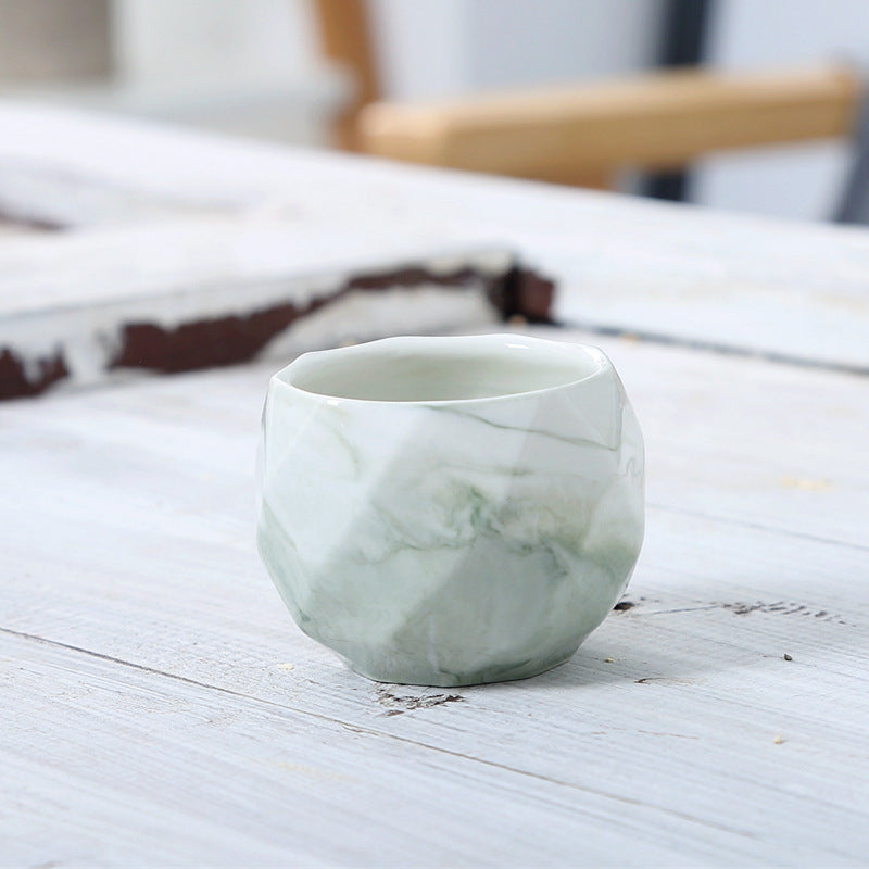 Scandinavian Marbled Succulent Planters Ceramic