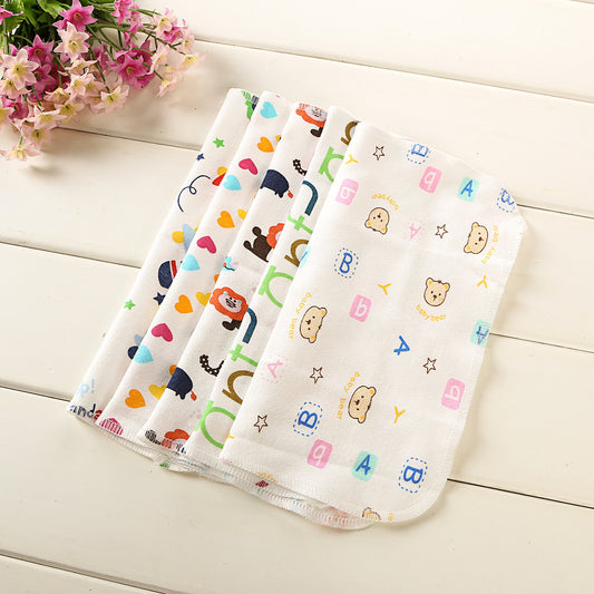 Baby Saliva Towel, Printed Children's Small Kerchief