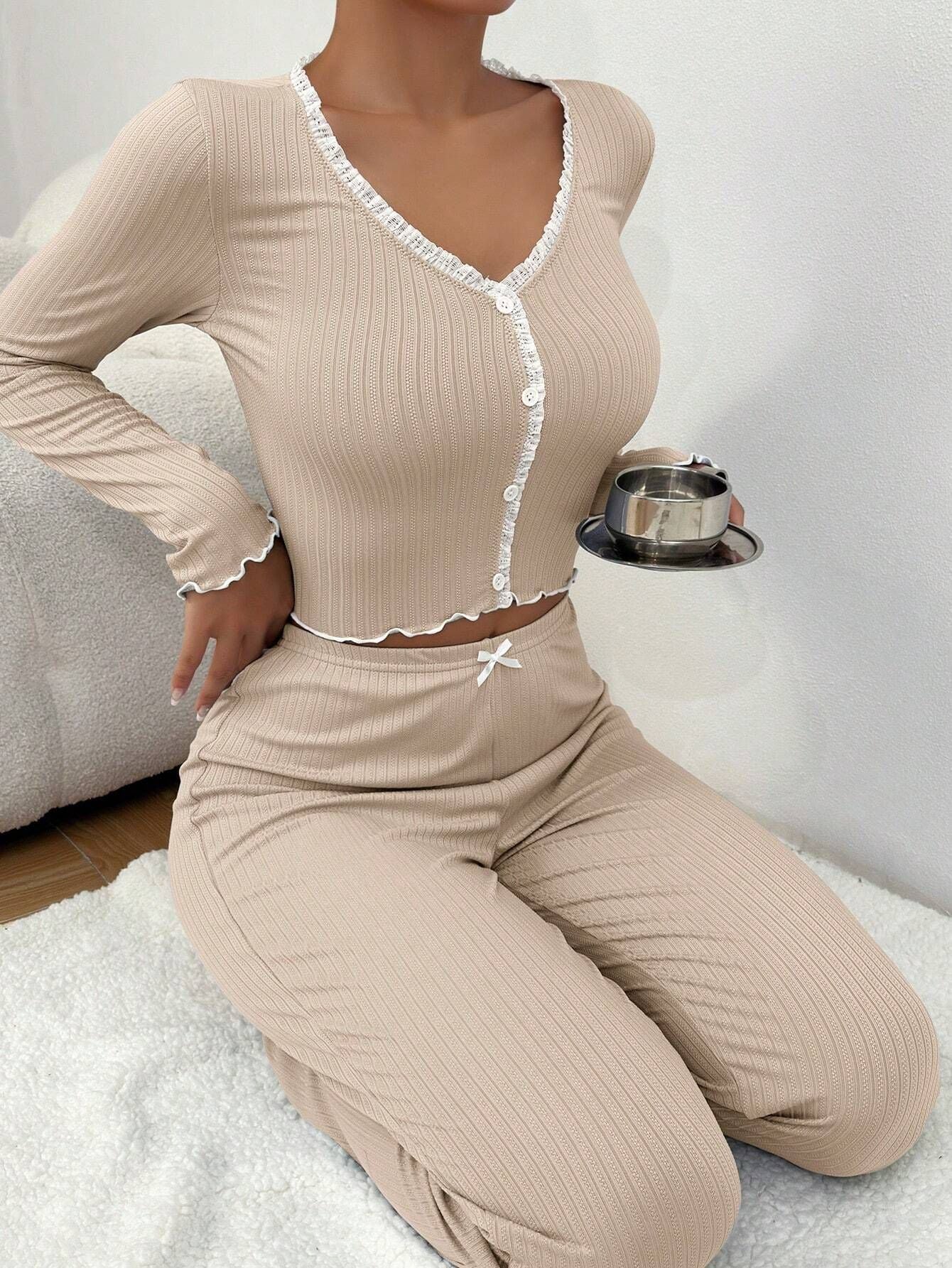 Home Wear, Long Pajama Set