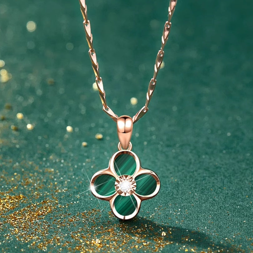 Women's Clover Sterling Silver Necklace