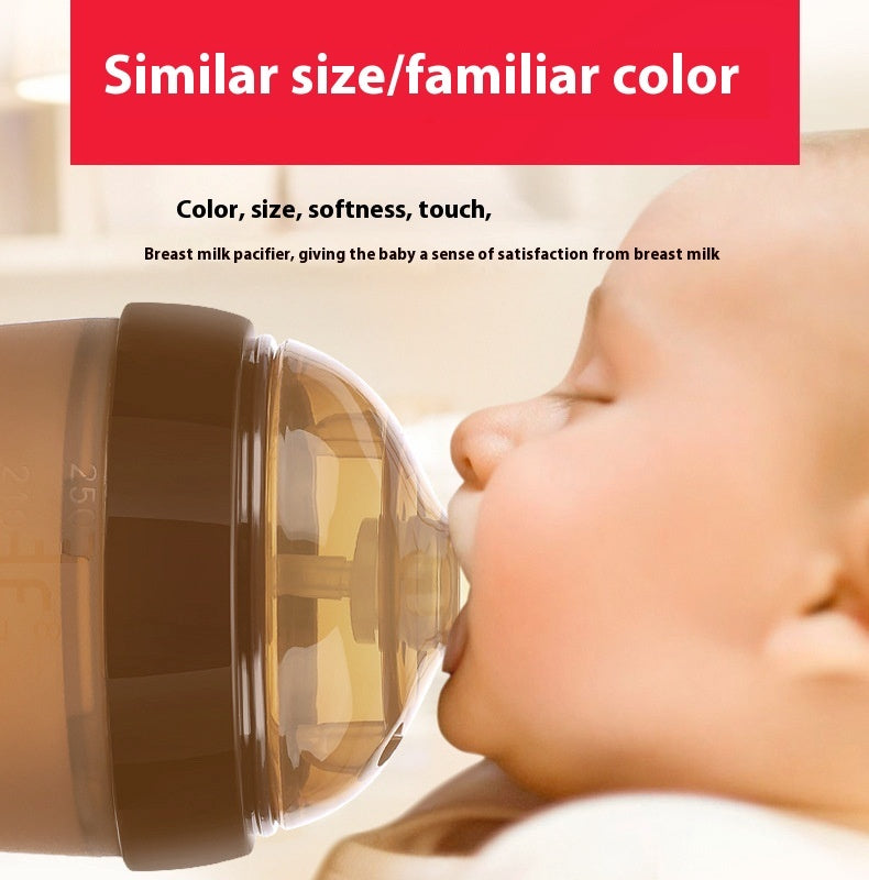 Simple And Portable Baby Silicone Bottle