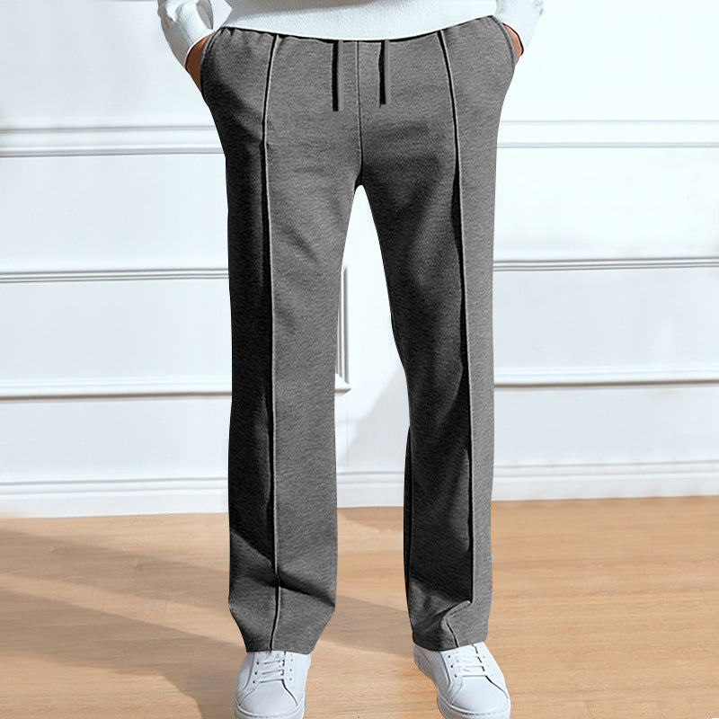 Casual Trousers, Loose Tight Rope Straight-leg Trousers for Men