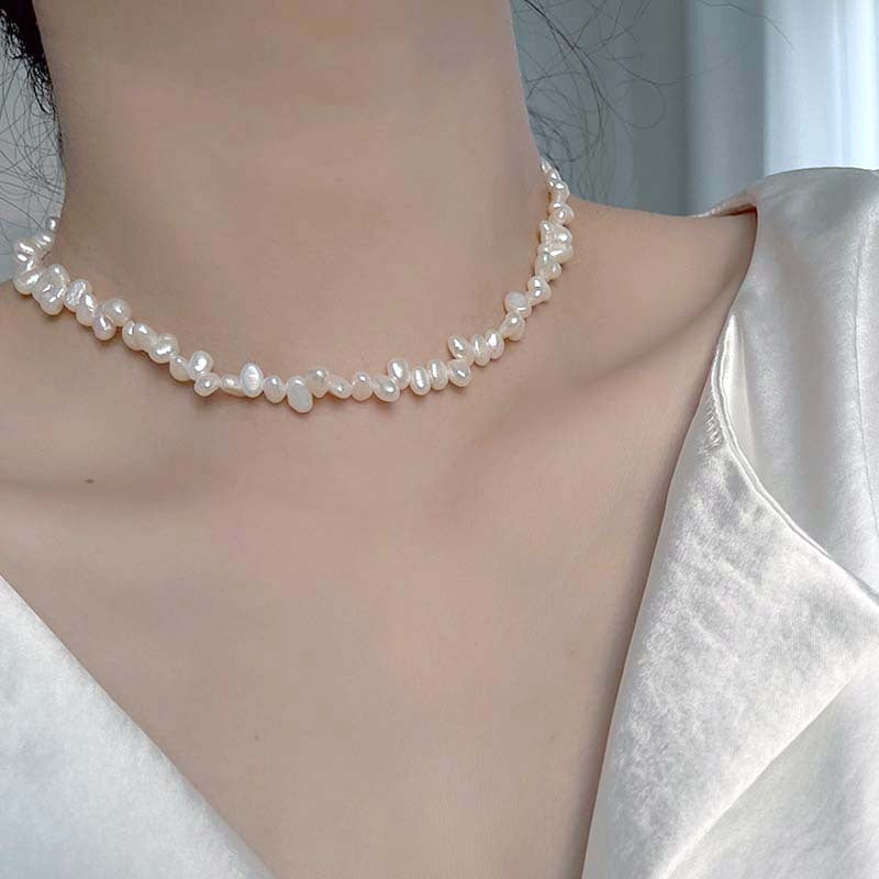 Women's Pearl Necklace Natural