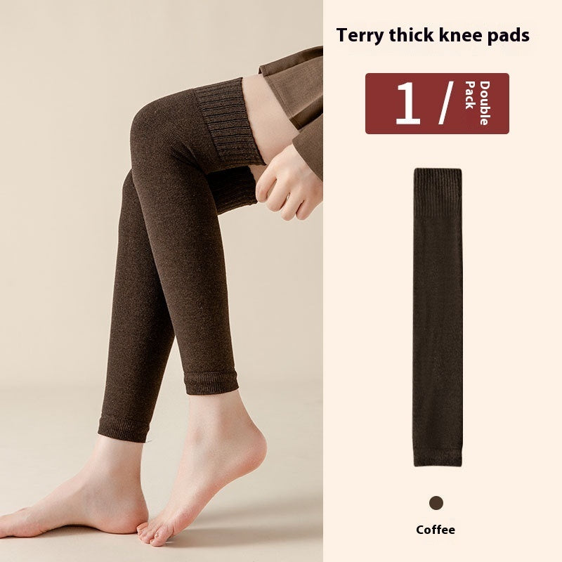 Fleece-lined Long Knee Socks for women