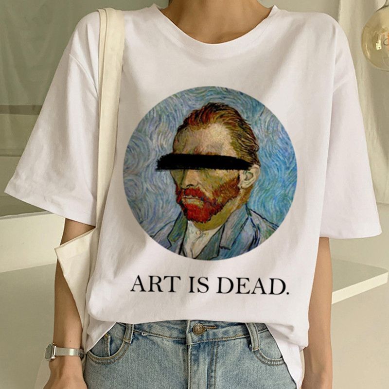 Van Gogh T-Shirt, Art Painting T-Shirt Women