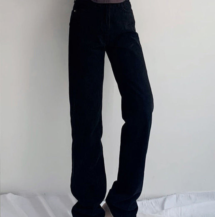 New High Waist Straight Mopping Pants for Women